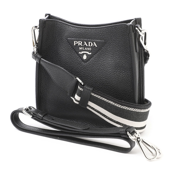 Prada Shoulder Bag Handbag Black - Picture 1 of 8